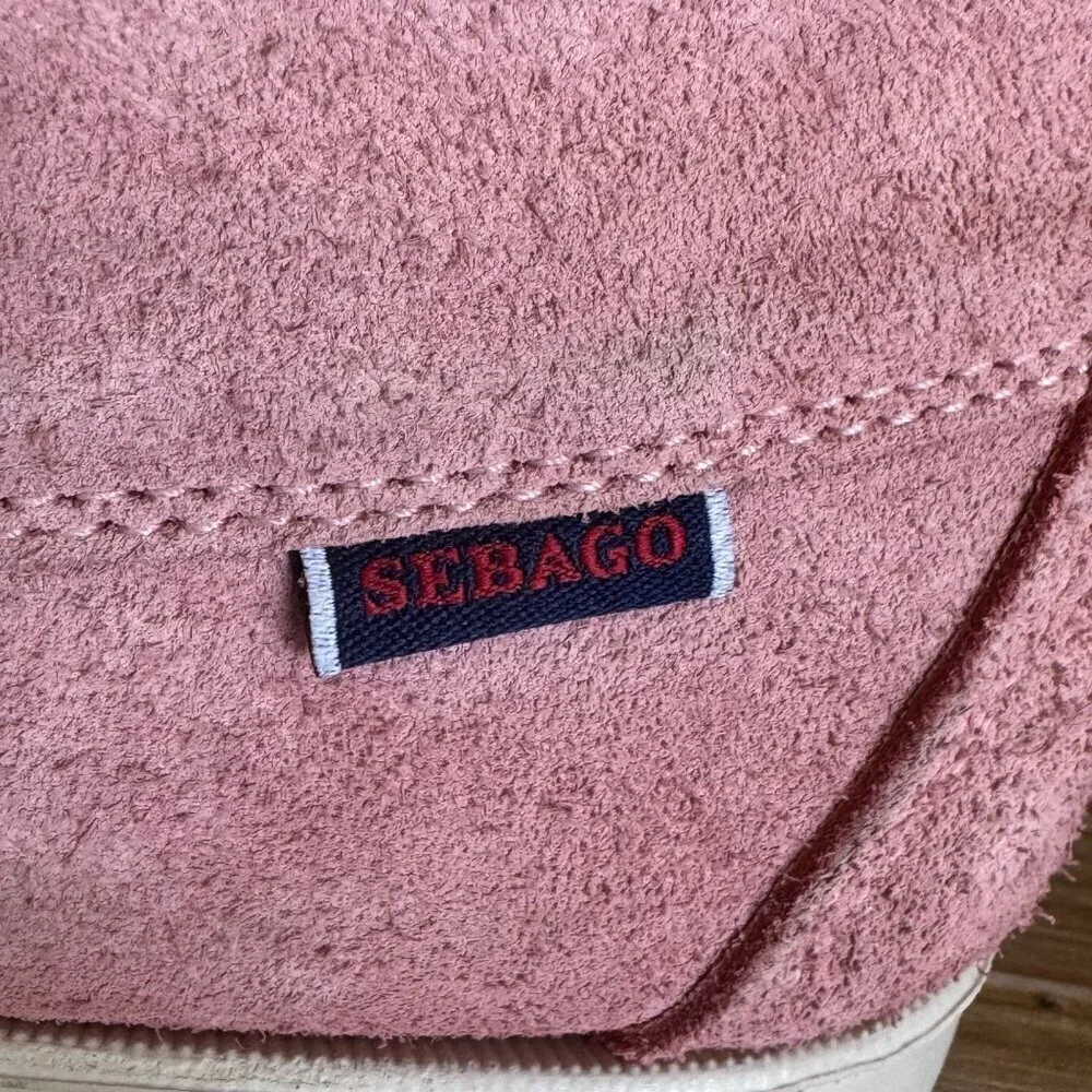 Todd Synder + Sebago Tatanka Chukka Pink Suede High Top Boat Shoe Size 8